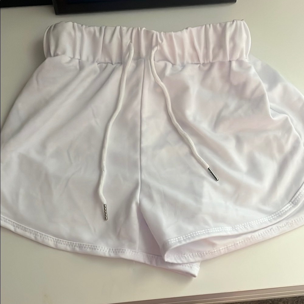 White Women's Shorts